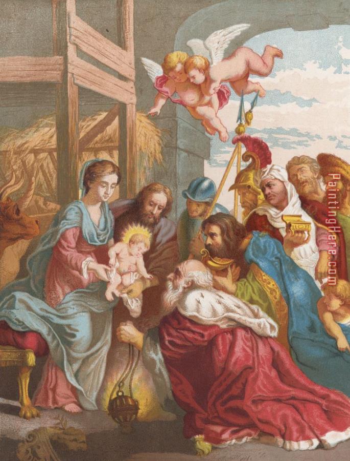 English School The Nativity painting anysize 50 off